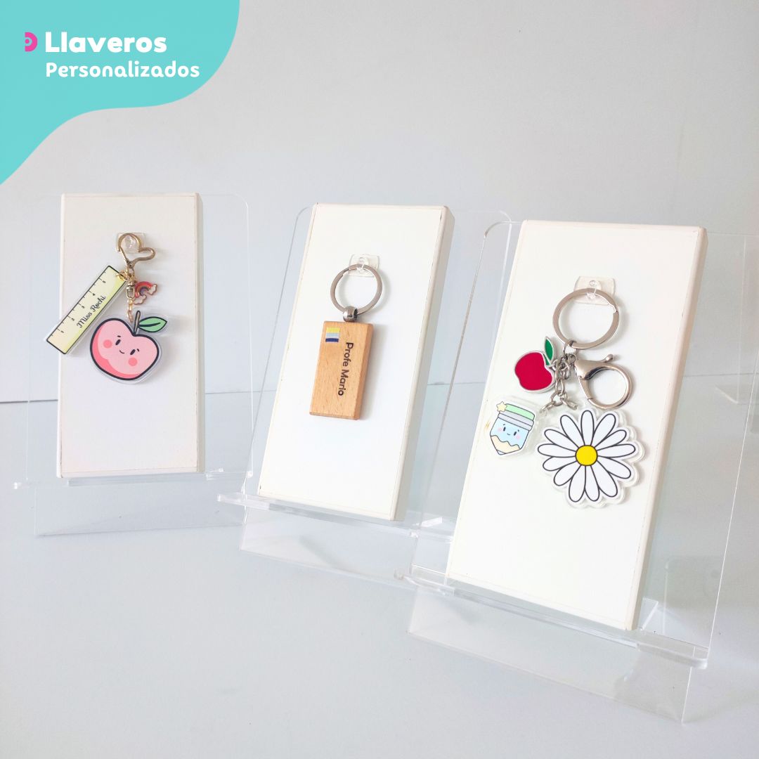 Ideas de regalos para profesores personalizadas llaveros