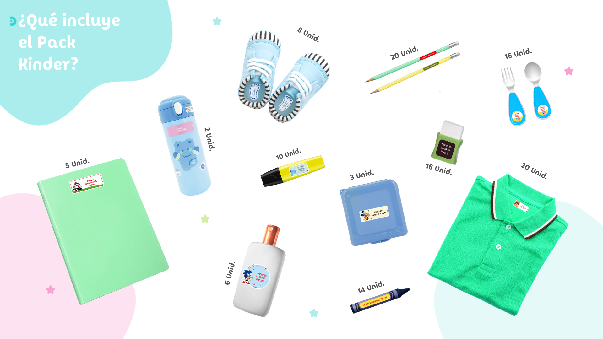 lista de útiles para el regreso a clases