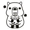 Coleción Kawaii - Capybara niño